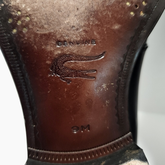 Mezlan Boyd Mens Crocodile Calfskin Shoes Size 9 M Grey Made In Spain - Picture 10 of 10